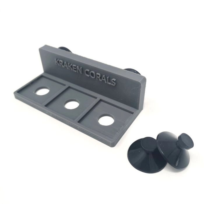 Kraken Corals Triple Frag Plug Holder with Suction Cups